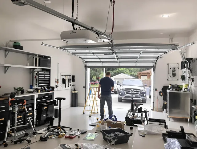 Garage door opener installation by Indian Trail Garage Door Repair in Indian Trail