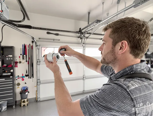 Garage door opener repair service by Indian Trail Garage Door Repair in Indian Trail